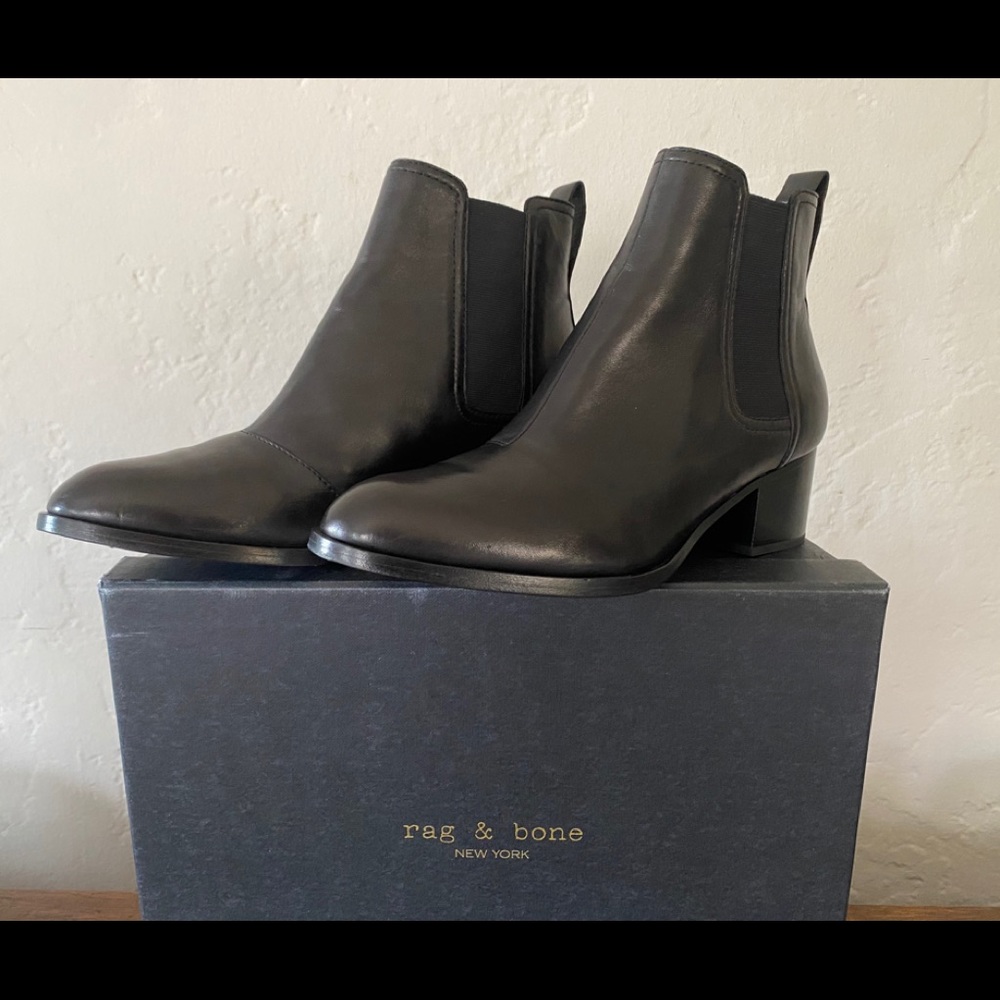 NEW IN BOX - Rag & Bone Walker Boots, Black, 39.5